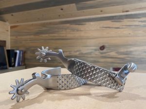 Stainless Steel Mens Rasp Rowell Spurs