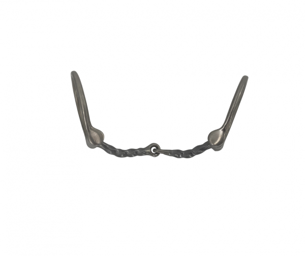 Brushed Stainless Steel Slow Twisted D Ring - Image 2