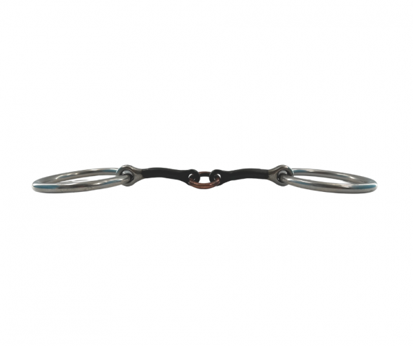 Double Broken Copper Lifesaver Snaffle - Image 2