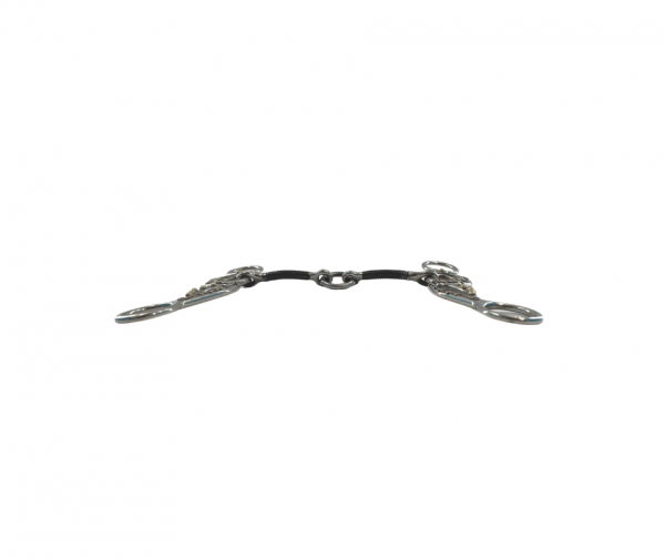 Ornate Double Broken Iron Wrapped Lifesaver Gag Bit - Image 2