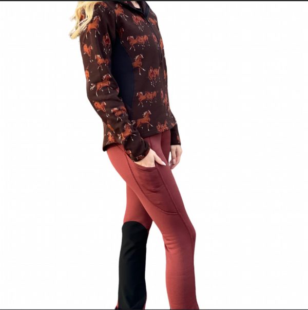 WNS Signature Kerrits Bootcut Tall Pants Mahogany - Image 2