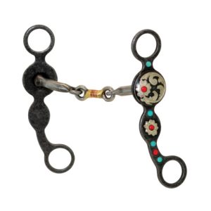SOUTHWEST COPPER TWISTED SNAFFLE FLORAL BIT