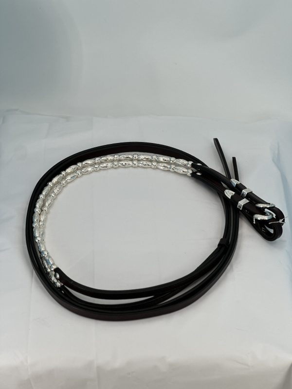 Weighted Silver Ferrule Reins - Image 3