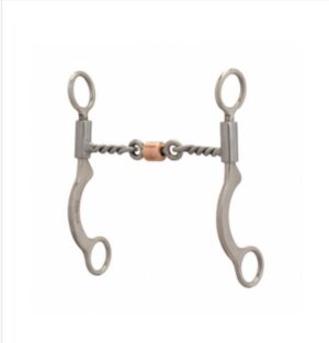 Pro Series brushed stainless twisted copper roller shank bit